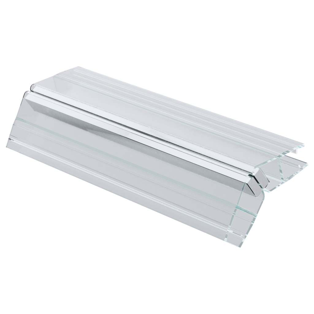 Duschtürdichtung 135° mit Magnet für Glas 10mm L=2200mm, Kunststoff transparent