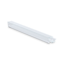 Joint de porte de douche avec 90° arrêt de coin pour verre 8mm L=2200mm, plastique transparent