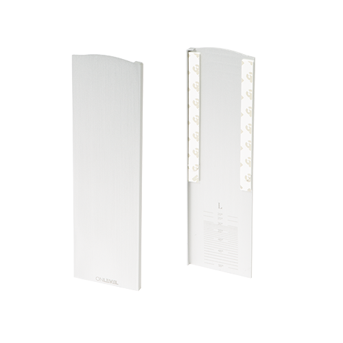 TL-6081 Bouchon gauche avec couvert. pour les escaliers aluminium anodisé naturel
