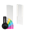 TL-6081 Endekap venstre med dekklokk for trappe aluminum RAL matte