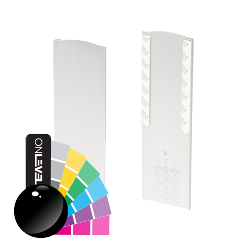 TL-6081 Bouchon droite avec couvert. pour les escaliers aluminium RAL brillant