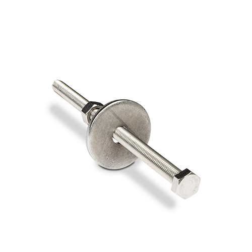 AIRFORCE montage ensemble M12x200mm pour pour sur bois, inox 316
