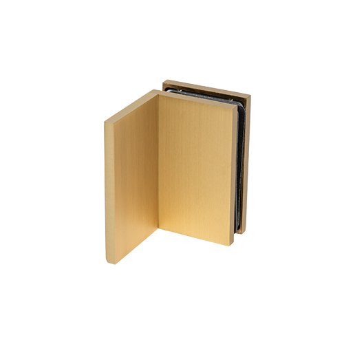 EXCITE Verbinder Glas-Wand 90° Glas 8/10mm, Messing gold gebürstet