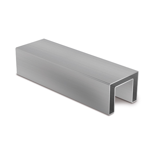 Glasleistenrohr 40x30x1mm L=200mm V4A gebürstet