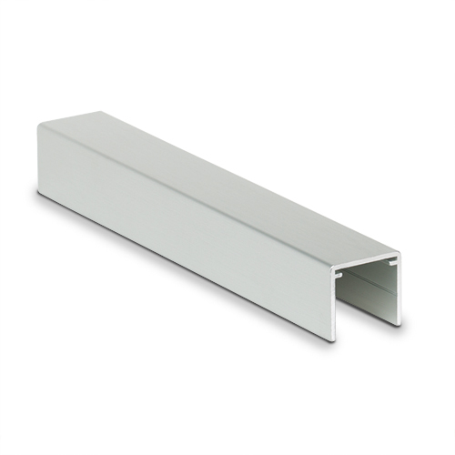 Main courante U 30x28x2mm, L=200mm aluminium anodisé