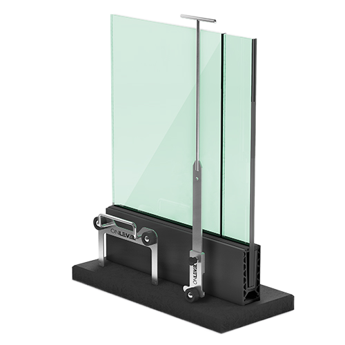 TL-6020 Tisch Display FLEX-FIT Aluminium natur eloxiert