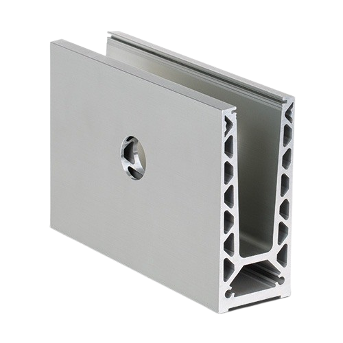 TL-6021 Glasprofil L=200mm Aluminium natur anodisiert inkl. Abdeckkappe