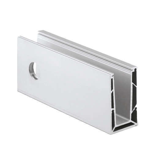 TL-6501 Glassprofil og dekklokk L=200mm aluminium natur eloksert