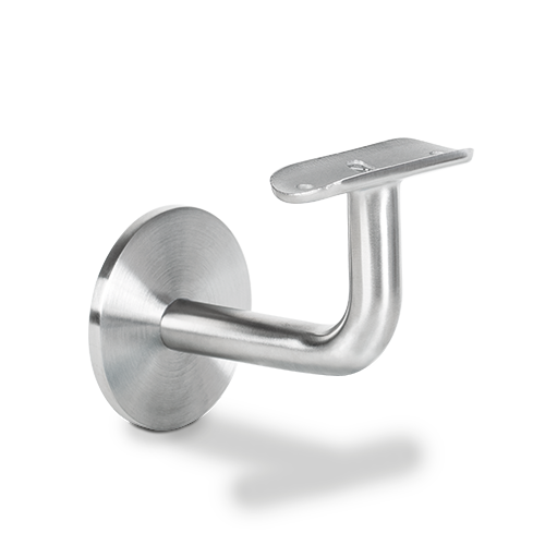 Wall handrail bracket for handrail Ø42.4mm M8, AISI 316 satined