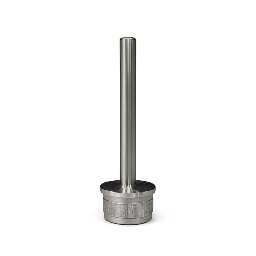 EMPIRE STATE POST handrail bracket post Ø42.4x2mm H=120mm handrail welded, AISI 304 satined (discontinued product until 30/06/2026 or while stocks last)