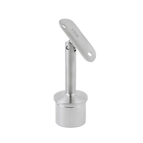 EMPIRE STATE POST handrail bracket post Ø42.4x2mm adjustable connection for handrail Ø42.4mm, AISI 304 satined (discontinued product until 30/06/2026 or while stocks last)