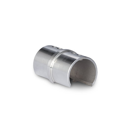 Verbinder voor glashandreling Ø42.4x1.5mm, rvs 304 geborsteld