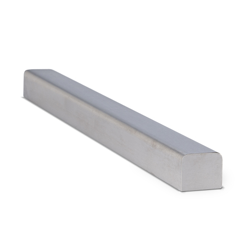 Bouchon plat pour U 30x25x2mm, inox 304 brossé