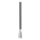 GUARDIAN OF THE UNIVERSE cornerpost side closed 58x58mm H=1400mm glass 10-10.76mm, aluminum mill finish