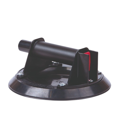POWERSucker pump suction lifter 100kg load capacity, single pad Ø203mm plastic black (discontinued)