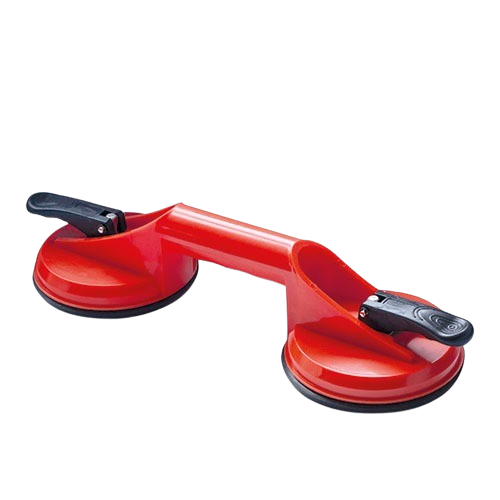 POWERSucker Pumpensaugheber 50kg load capacity, double pad Ø118mm plastic