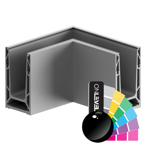 TF-6620 angle 90° intérieur/extérieur, aluminium RAL brillant