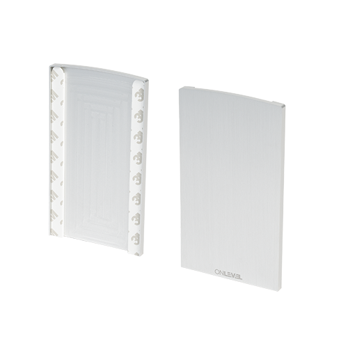 TF-6620 eindkap links/rechts, aluminium natuur geanodiseerd