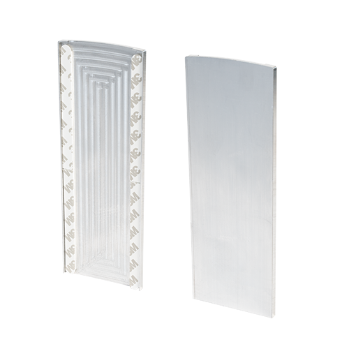 TF-6620 Endkappe links/rechts Treppe Aufg., Aluminium unbehandelt