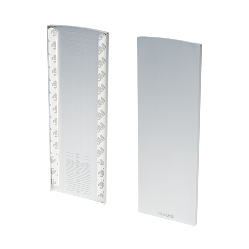 TF-6620 bouchon gauche/droite pour les escaliers, aluminium anodisé naturel