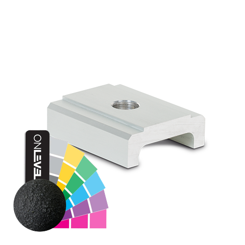 TF-6620 afstandhouder dikte 18mm, aluminium RAL structuur