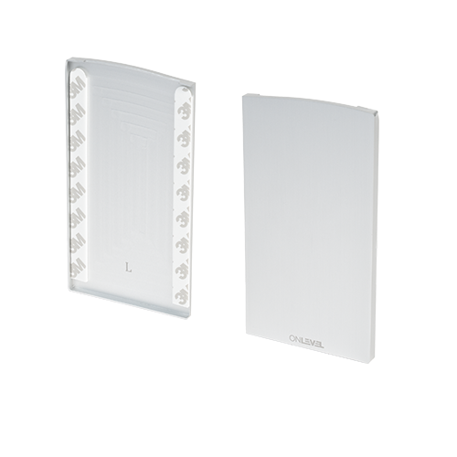 TF-6621 bouchon gauche avec couvert., aluminium anodisé naturel