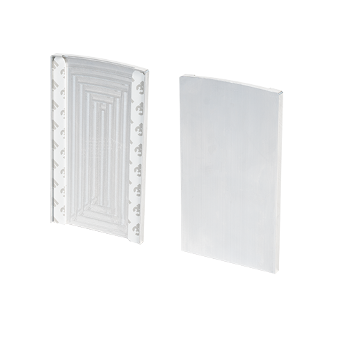 TF-6621 Endkappe rechts, Aluminium unbehandelt