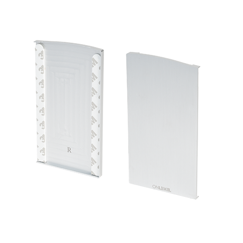 TF-6621 Endkappe rechts mit Abdeckkappe, Aluminium natur eloxiert