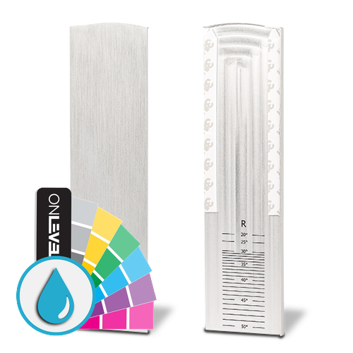 TF-6621 endcap right with covercap for stairway 15mm, aluminum ARMOR RAL