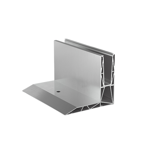 TL-3120 Glasprofil L=2500mm Aluminium natur eloxiert