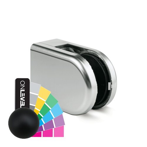 KRONOS D-shape, connection flat covercaps RAL matt