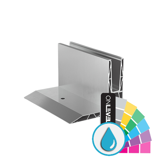 TL-3120 Glas profiel  L=5000mm aluminium ARMOR RAL