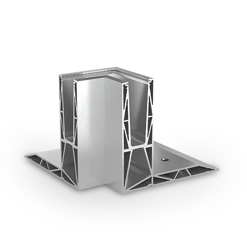 TL-3120 Angle intérieur 90° aluminium brut