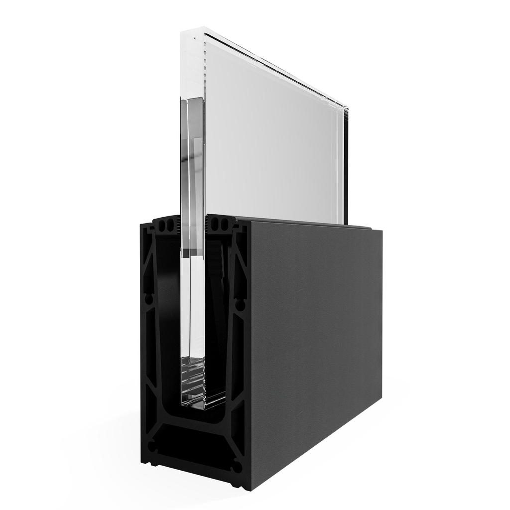 TURBOFLEX TL-6620 Display-Box Aluminium natur eloxiert