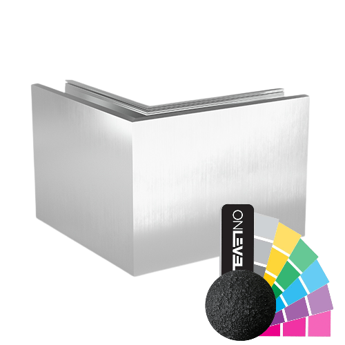 TL-3120 Buitenhoek 90° aluminium RAL (struct.)