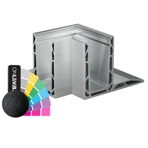TF-3620 inside corner 90°, aluminum RAL structure