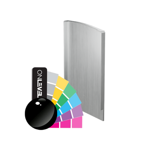 TF-3620 eindkap links, aluminium RAL glanzend
