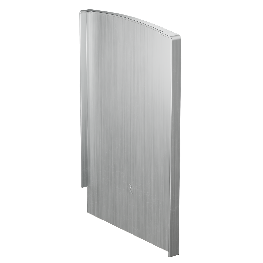 TF-3620 endcap right, aluminum mill finish