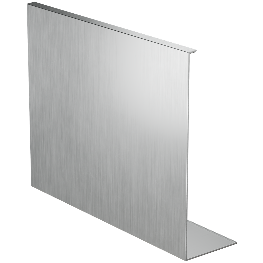 TF-3621 couvert. L=5000mm, aluminium anodisé naturel