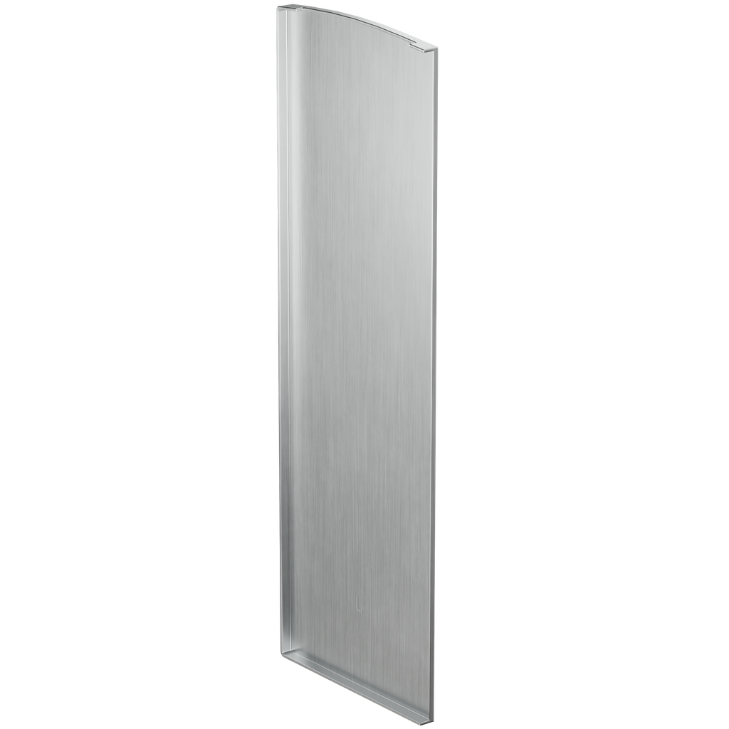 TF-3621 Endkappe links mit Abdeckkappe, Aluminium unbehandelt