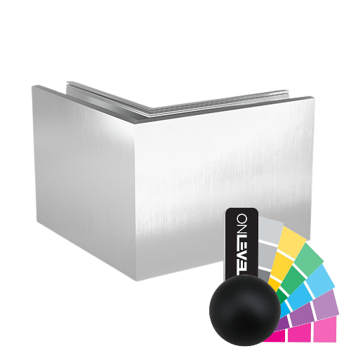 TL-3120 Buitenhoek 90° aluminium RAL mat