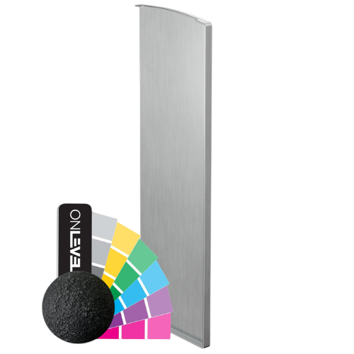 TF-3621 endcap right with covercap, aluminum RAL structure