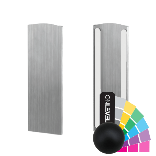 TL-3120 Embout droit aluminium RAL mat