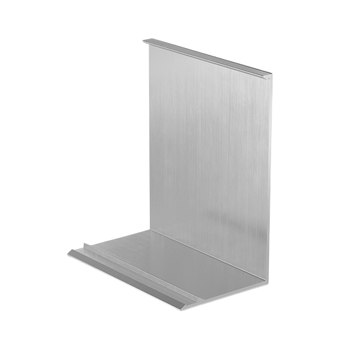 Covercap TL-3121 half height L=2500mm, aluminum natural anodized