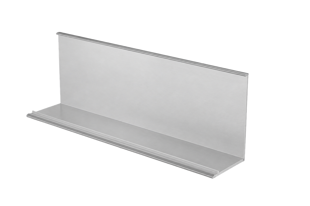 TL-3121 Covercap half height L=2500mm aluminum natural anodized