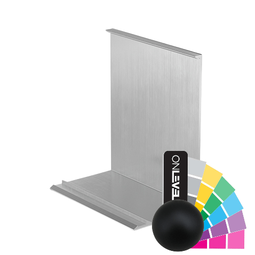 TL-3121 Abdeckkappe halbe Höhe L=5000mm Aluminium RAL matt