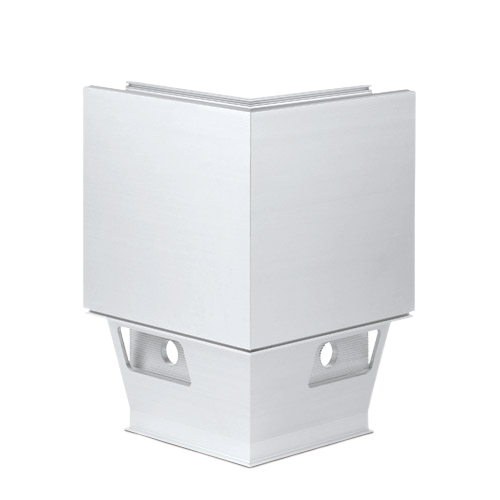 TL-3121 Buitenhoek 90° aluminium naturel geanodiseerd