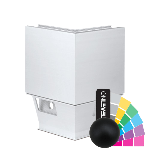 TL-3121 Außenecke 90° Aluminium RAL matt
