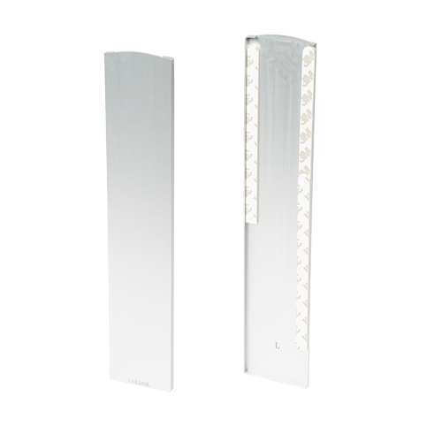 TL-3121 Bouchon gauche seulement pour bas habillage aluminium anodisé