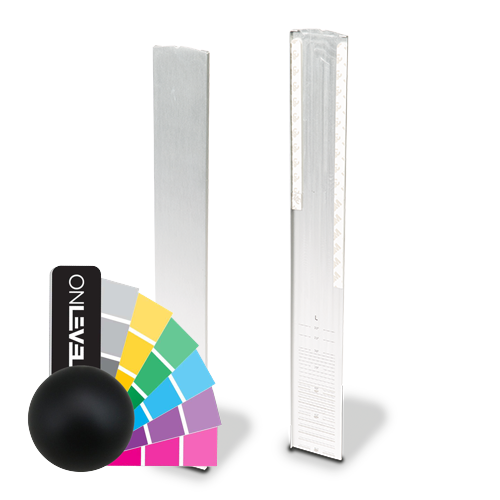 TL-3121 Bouchon gauche seulement pour bas habillage pour les escaliers alum. RAL mat